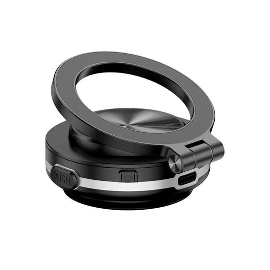 Vacuum Magnetic Suction Cup Folding Swivel Stand 360° Rotation for Magsafe Electric Vacuum Swivel Stand Electric Phone Holder